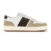 Hogan Vita Sneakers med Tonal Sömn White, Herr