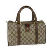 Gucci Vintage Pre-owned Canvas gucci-vskor Beige, Dam