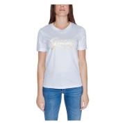 Guess Vit Kortärmad T-shirt Kvinnor White, Dam