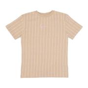 Karl Kani Signaturstjärna Pinstripe Tee Mjuk passform Beige, Dam