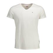 Tommy Hilfiger White Cotton T-Shirt White, Herr