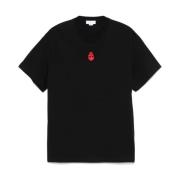 Alexander McQueen Svarta T-shirts och Polos Black, Herr