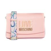 Love Moschino Stilig PU-väska Pink, Dam