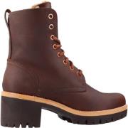 Panama Jack Lace-up Boots Brown, Dam