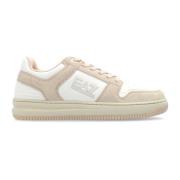 Emporio Armani EA7 Sportskor med logotyp Beige, Dam