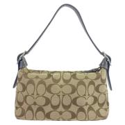 Coach Pre-owned Pre-owned Canvas handvskor Brown, Dam