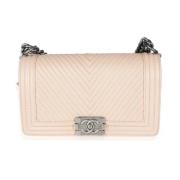 Chanel Vintage Pre-owned Laeder chanel-vskor Beige, Dam