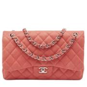 Chanel Vintage Pre-owned Tyg axelremsvskor Pink, Dam