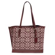 Coach Pre-owned Pre-owned Canvas axelremsvskor Brown, Dam