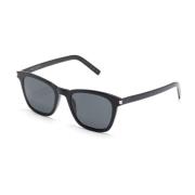 Saint Laurent SL 716 Slim 001 Sunglasses Black, Dam