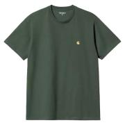 Carhartt Wip Chase T-Shirt Sycamore Tree Gold Green, Herr