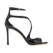 Jimmy Choo Patentläder Azia Sandaler Black, Dam