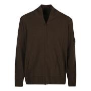 C.p. Company Stiligt Dragkedja Cardigan Brown, Herr