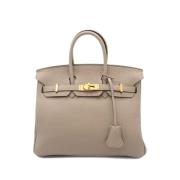 Hermès Vintage Pre-owned Laeder handvskor Gray, Dam