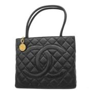 Chanel Vintage Pre-owned Laeder chanel-vskor Black, Dam