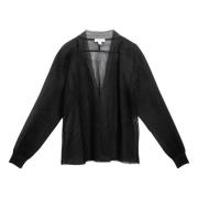 Alaïa Kort Cardigan Tröja Black, Dam