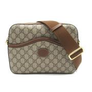 Gucci Vintage Pre-owned Canvas gucci-vskor Brown, Dam