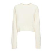 Loulou Studio Ivory Oversized Pullover Beige, Dam