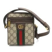 Gucci Vintage Pre-owned Canvas gucci-vskor Brown, Dam