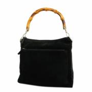 Gucci Vintage Pre-owned Mocka gucci-vskor Black, Dam