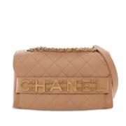 Chanel Vintage Pre-owned Laeder axelremsvskor Brown, Dam