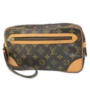 Louis Vuitton Vintage Pre-owned Canvas kuvertvskor Brown, Dam