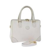 Gucci Vintage Pre-owned Canvas gucci-vskor White, Dam