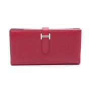 Hermès Vintage Pre-owned Laeder plnbcker Red, Dam