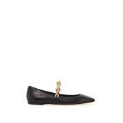 Jimmy Choo Diamant Tilda Ballet Flats Black, Dam