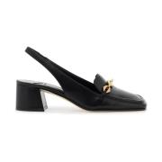 Jimmy Choo Guldton Diamond Chain Slingback Pumps Black, Dam