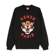 Kenzo Stiliga Herrstickade Kläder Samling Black, Herr