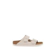 Birkenstock Mocka Slide Sandaler med Justerbara Remmar White, Herr