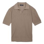 Dolce & Gabbana Polo Tröja Kort Ärm Beige, Herr