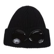 C.p. Company Beanie med Goggle Stil Black, Herr