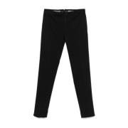 Incotex Svarta Slim Fit Stretch Byxor Black, Herr