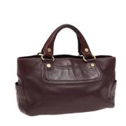 Celine Vintage Pre-owned Laeder handvskor Brown, Dam