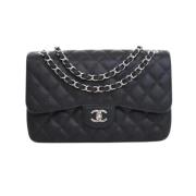 Chanel Vintage Pre-owned Tyg chanel-vskor Black, Dam