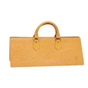 Louis Vuitton Vintage Pre-owned Laeder handvskor Yellow, Dam