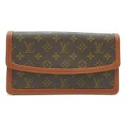 Louis Vuitton Vintage Pre-owned Canvas kuvertvskor Brown, Dam