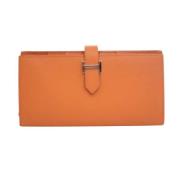 Hermès Vintage Pre-owned Laeder plnbcker Orange, Dam