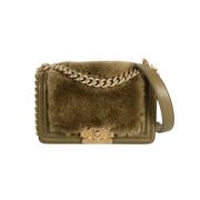 Chanel Vintage Pre-owned Laeder chanel-vskor Green, Dam