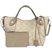 Louis Vuitton Vintage Pre-owned Laeder totevskor Beige, Dam