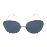 Dior Vintage Pre-owned Plast solglasgon Blue, Dam