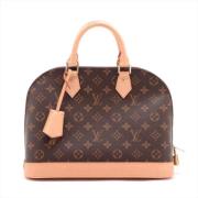 Louis Vuitton Vintage Pre-owned Canvas handvskor Brown, Dam