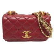 Chanel Vintage Pre-owned Laeder chanel-vskor Red, Dam