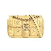 Gucci Vintage Pre-owned Laeder handvskor Yellow, Dam