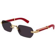 Cartier Stiligt Modell Ct0362S Klocka Red, Unisex