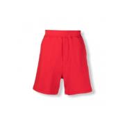 Dsquared2 Ikoniska sportshorts med tryck Red, Herr