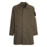 Stone Island Valnöt Lätt Canvas Bilrock Brown, Herr