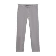 Brooks Brothers Smal Passform Bomulls Chinos Gray, Herr